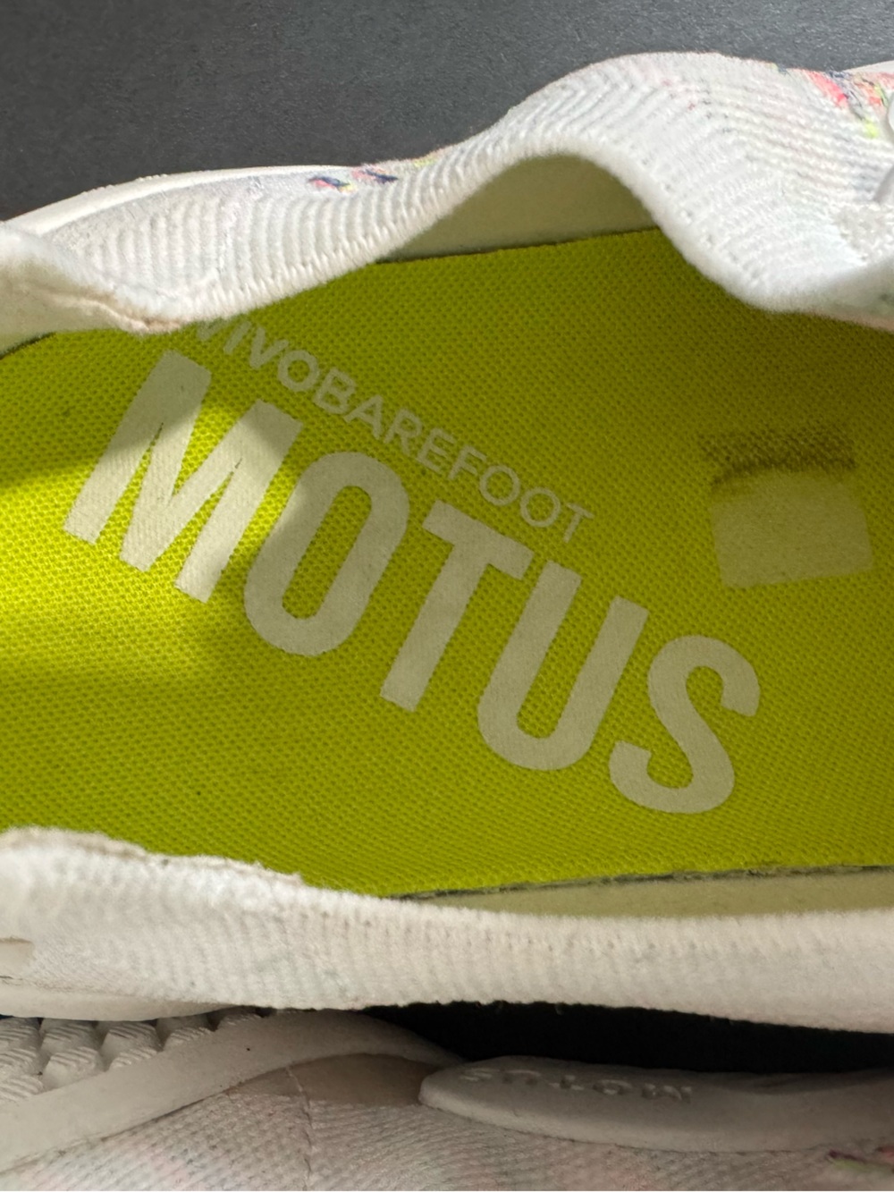 NWOT Vivobarefoot Motus Flex Training Shoes Men’s White Knit EU 43 - Picture 9 of 13